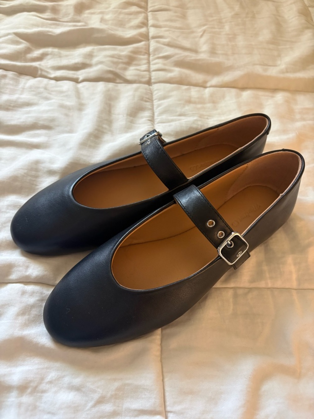 Madewell Classic Mary Jane Flats in Black